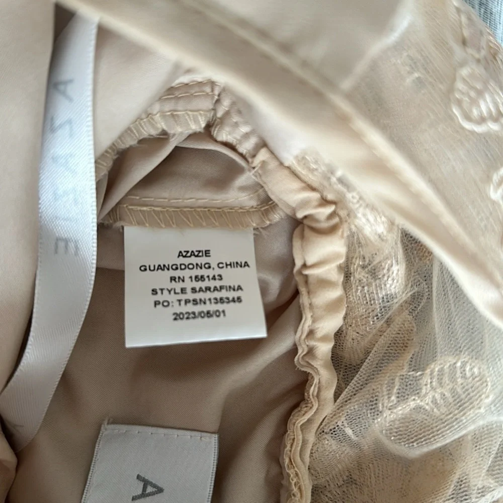 Azazie Junior Bridesmaid chiffon dress - Picture 9 of 10